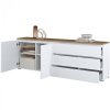Komoda MUDO 28 biały / dąb mauvella